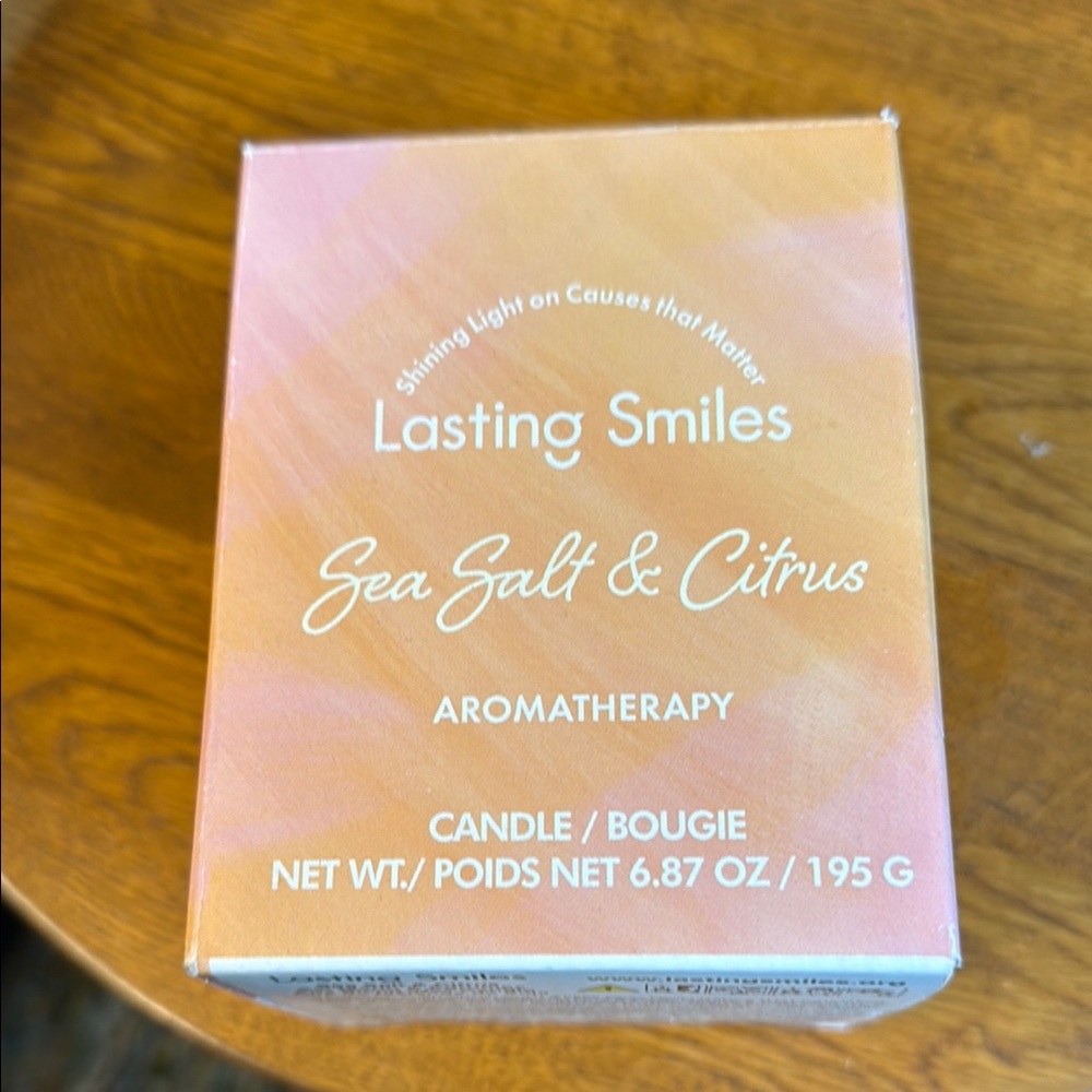 Lasting Smiles - Sea Salt & Citrus Aromatherapy Candle